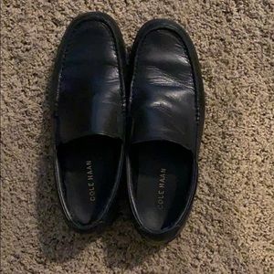 Black Coke Haan Leather Dress Shoes